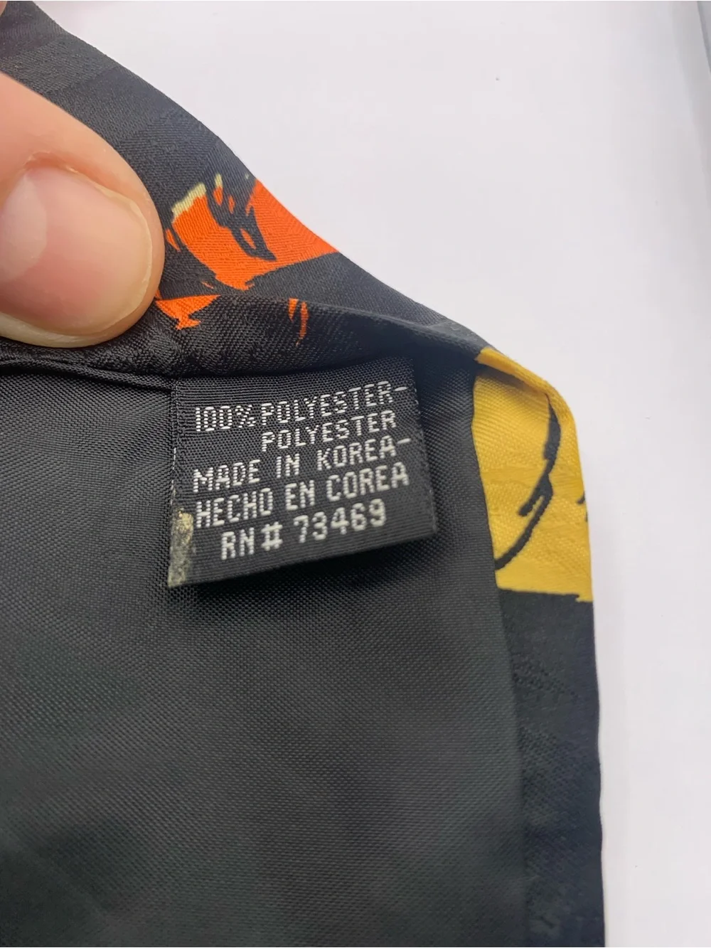 Disney Kids Tie in Black, Orange and Yellow with Winnie-the-Pooh & Tigger RARE